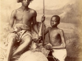 Enfants soldats soudanais - Photographiés par Félix Bonfils