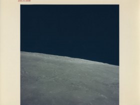 Survol lunaire - Apollo 15 - Photographie vintage NASA