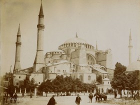 Mosquée Sainte Sophie - Constantinople - Photographie ancienne de M. Iranian