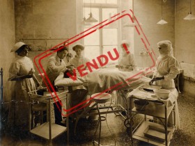 Anesthésie en salle d'opération - Photographie médicale - Tirage d'époque