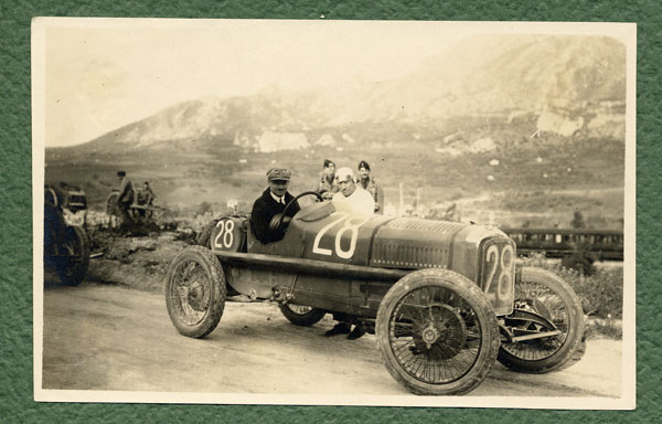 André Boillot et sa Peugeot 174 S, Targa Florio 1924 - Tirage argentique