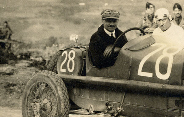 André Boillot et sa Peugeot 174 S, Targa Florio 1924 - Détail