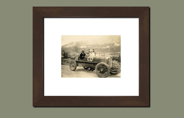 André Boillot et sa Peugeot 174 S, Targa Florio 1924 - Suggestion d'encadrement