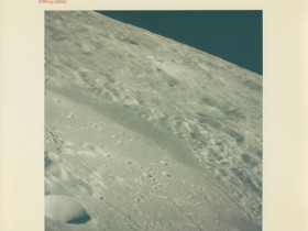 Survol lunaire - Mission Apollo 15 - Tirage vintage de la NASA