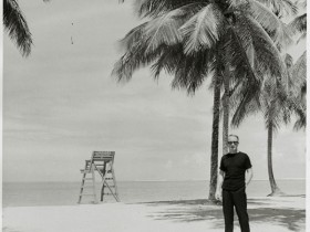 Roger Prigent photographié à Puerto Rico