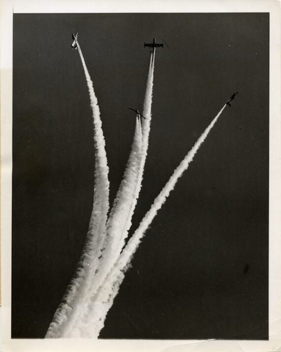 Tigri Bianche, patrouille aérienne, ancêtre des Frecce Tricolori - Tirage argentique - Photo Memory