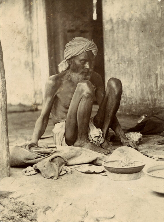 Le vieil Indien des rues