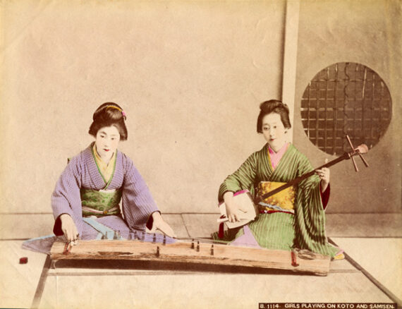 Musiciennes japonaises - Tirage albuminé - PHOTO MEMORY