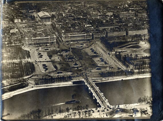 Vue aérienne - Paris - Place de la Concorde | Photo Memory