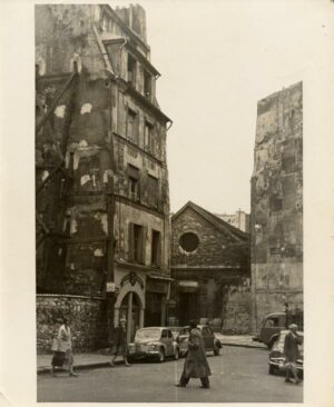 Paris des années 60, quartier latin, restaurant les Trois Maillets - Photographie de Henry Martin Gasser