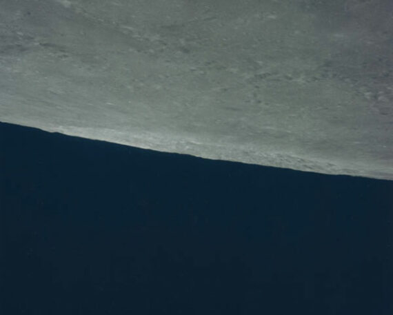 Entre Lune et espace - Mission Apollo 15 - Tirage vintage Nasa - Sens de vue