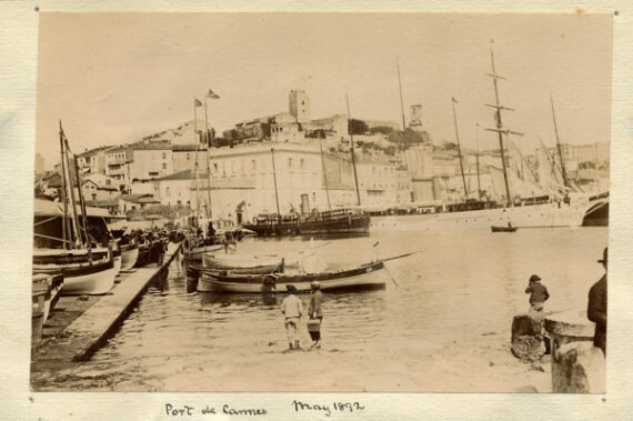 Port de Cannes - Yachts et pointus - Montage carton