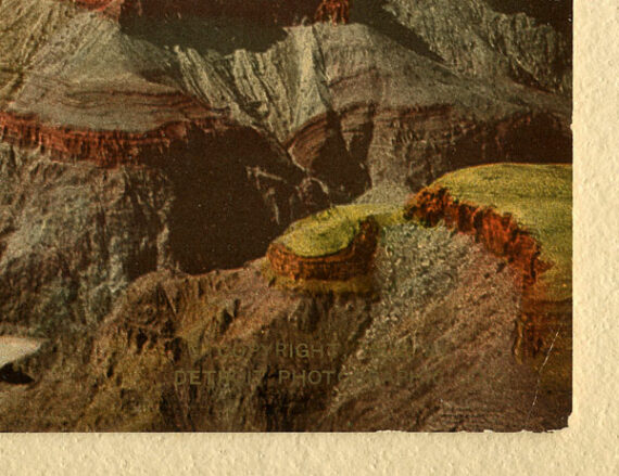 Panorama sur le Grand Canyon - Photochrome DPC - Crédit