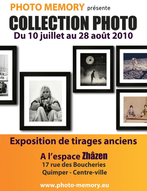 Affiche de l'exposition Collection Photo, à Quimper