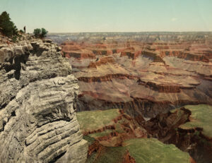 Vue sur le Grand Canyon - Photochrome Photographic Detroit Company