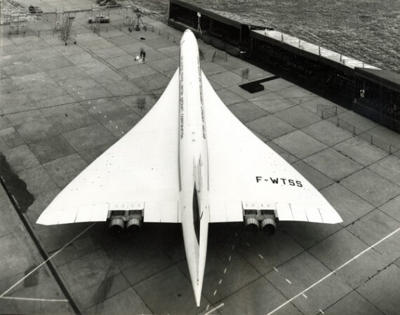 Concorde prototype 001 - F-WTSS - Photographie originale de Jean Dieuzaide