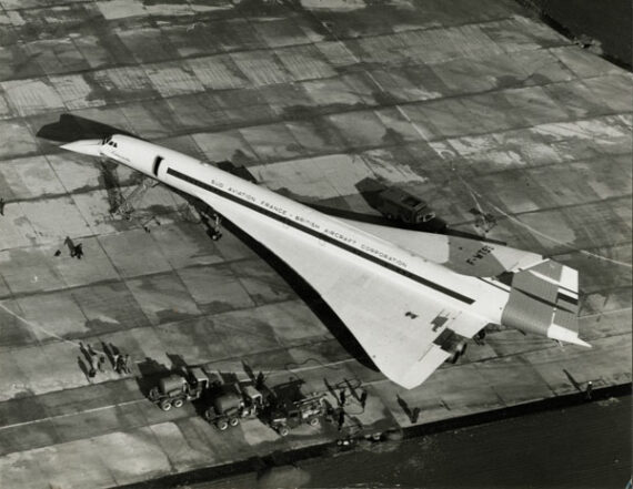 Concorde F-WTSS en phase de test - Photographe Jean Dieuzaide