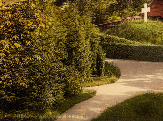 Fantoft Stavkirke - Photochrome P.Z. - Détail