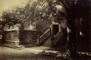 L'escalier de Dorothy Vernon - Haddon Hall - Tirage albuminé | PHOTO MEMORY