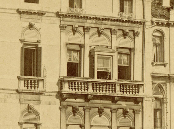 Palazzo Ferro Fini e Fanso Contarini - Photographe Carlo Naya - Détail