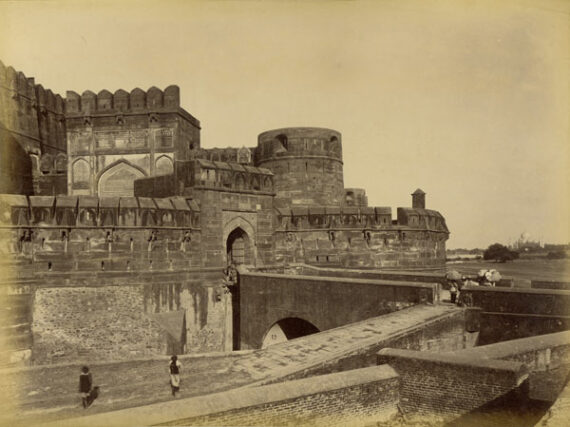 Fort d'Agra : Amar Singh Gate - Inde - Tirage albuminé | PHOTO MEMORY