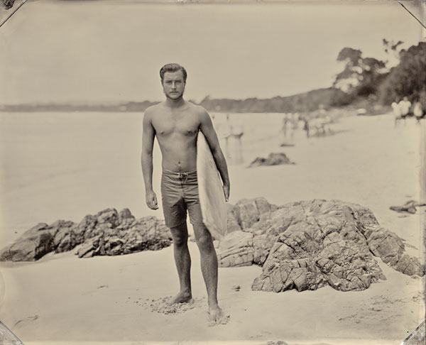 Surfer - Ferrotype par Joni Sternbach