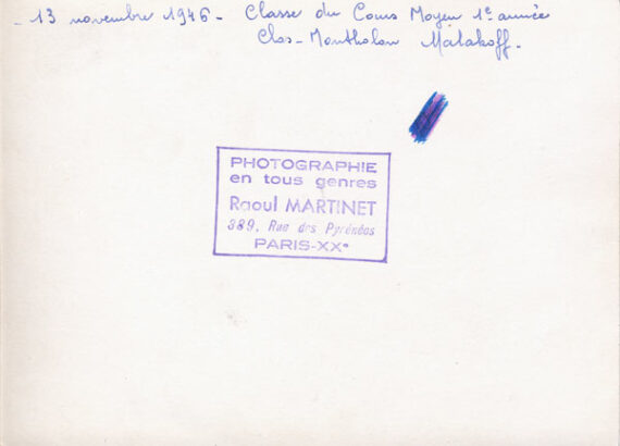 Elèves de CM1, photo de classe vintage – Image 4
