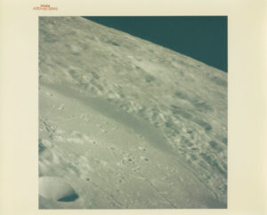 Lune : cratère de Humboldt - Mission Apollo 15 - Tirage vintage de la NASA - Photo Memory