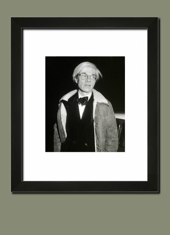 Portrait d'Andy Warhol par Michel Giniès - Suggestion d'encadrement