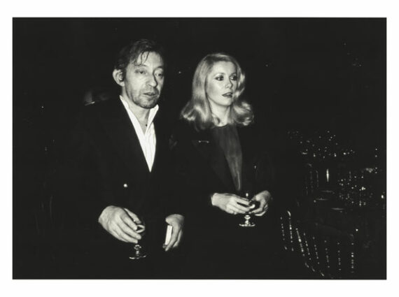 Serge Gainsbourg et Catherine Deneuve par le photographe Serge Benhamou - Papier Smooth Fine Art | PHOTO MEMORY
