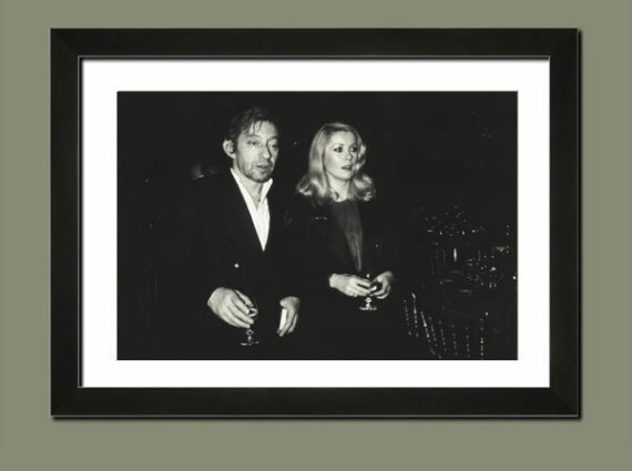 Serge Gainsbourg et Catherine Deneuve - Suggestion d'encadrement | PHOTO MEMORY
