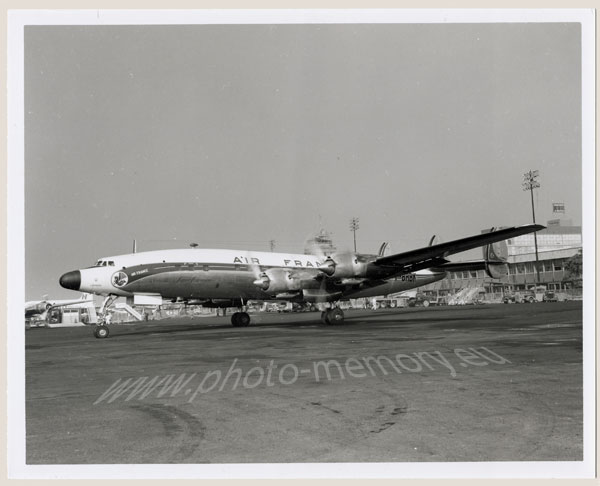 Lockheed Constellation L.1649 Super Starliner - Le F-BHBK, premier exemplaire livré, baptisé Lafayette