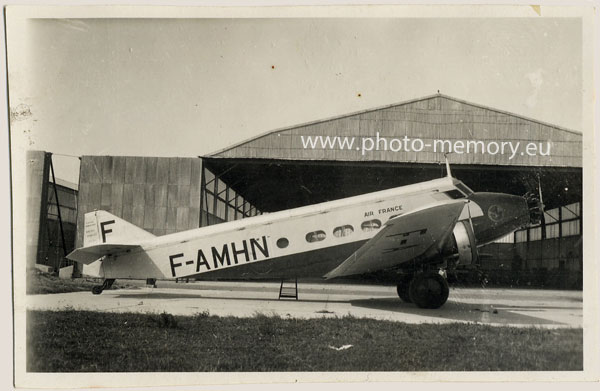 Wibault 282.T12 - Le F-AMHN, baptisé Le Vaillant, et basé au Bourget