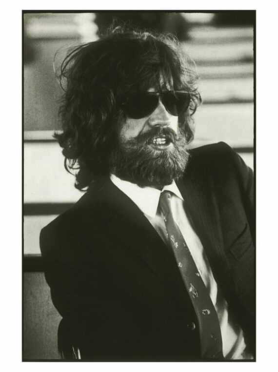 Mick Jagger barbu, par le photographe Serge Benhamou - Tirage argentique | PHOTO MEMORY