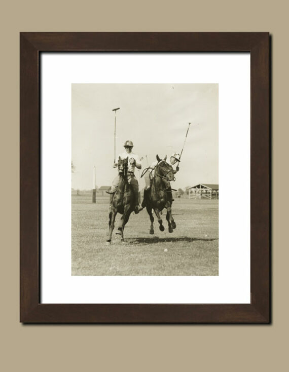 Joueurs de Polo, photographie vintage de collection - Suggestion d'encadrement | PHOTO MEMORY