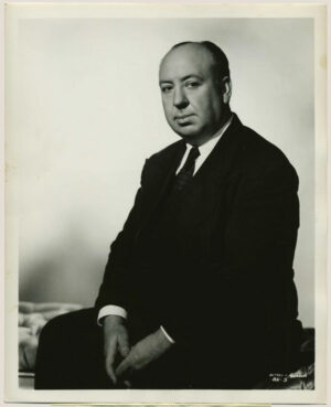 Portrait d'Alfred Hitchcock jeune - Tirage argentique vintage