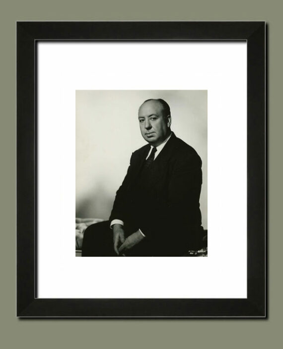 Portrait d'Alfred Hitchcock jeune - Suggestion d'encadrement du tirage