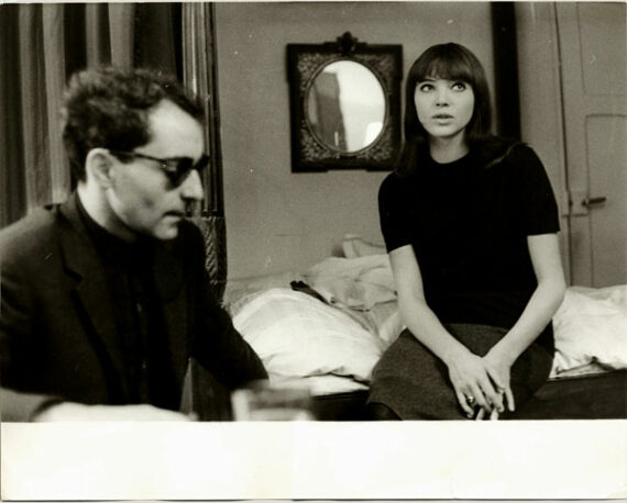 Jean-Luc Godard et Anna Karina par Giancarlo Botti - Tirage argentique vintage | PHOTO MEMORY