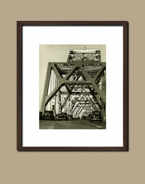 Chassés-croisés sur le Oakland Bay Bridge par Gabriel Moulin - Suggestion d'encadrement | PHOTO MEMORY