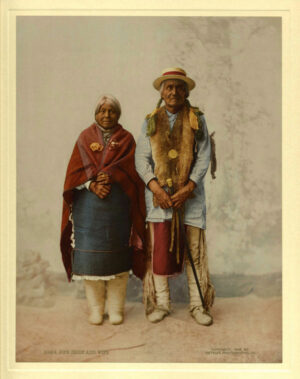 Photochrom Jose Jesus and Wife par William Henry jackson - Photo Memory