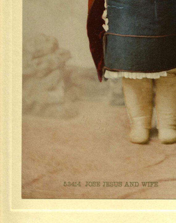 Jose Jesus and Wife par William Henry jackson - Détail du photochrome - Photo Memory