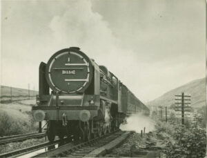 Royal Scot Train - Tirage argentique noir et blanc | Photo Memory