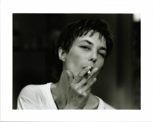 Jane Birkin, portrait à la cigarette par Serge Benhamou - Tirage argentique original - Photo Memory