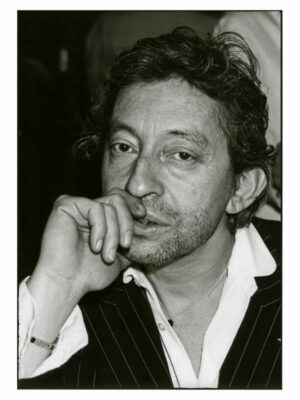 Portrait de Serge Gainsbourg, par Serge Benhamou - Tirage Smooth Fine Art - Photo Memory