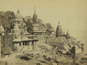 Samuel Boutne : ghats de Benares, en Inde