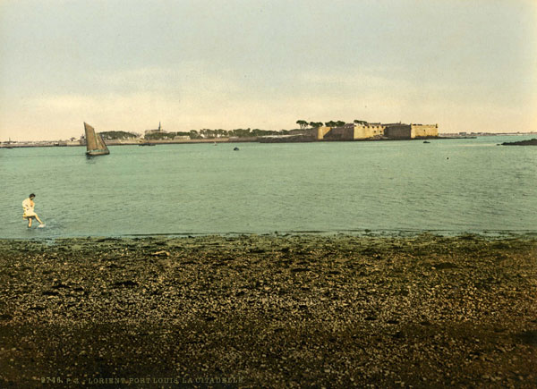 Photochrome 9746. P.Z. - Lorient. Port-Louis. La citadelle.