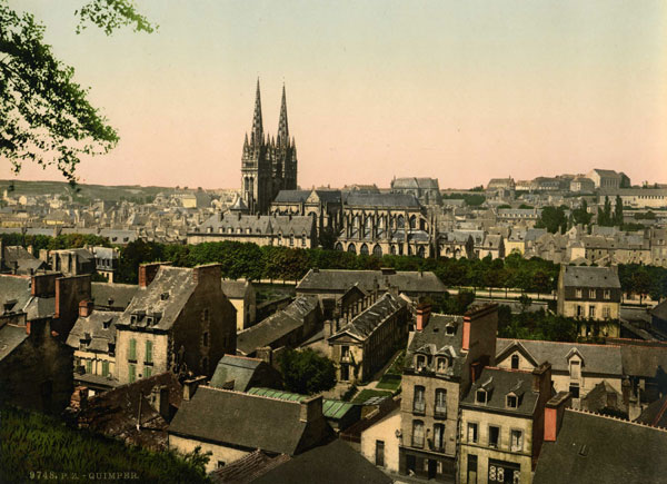 Photochrome 9748. P.Z. - Quimper. 