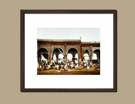 Maliks Ghat à Calcutta - Suggestion d'encadrement du photochrome - Photo Memory