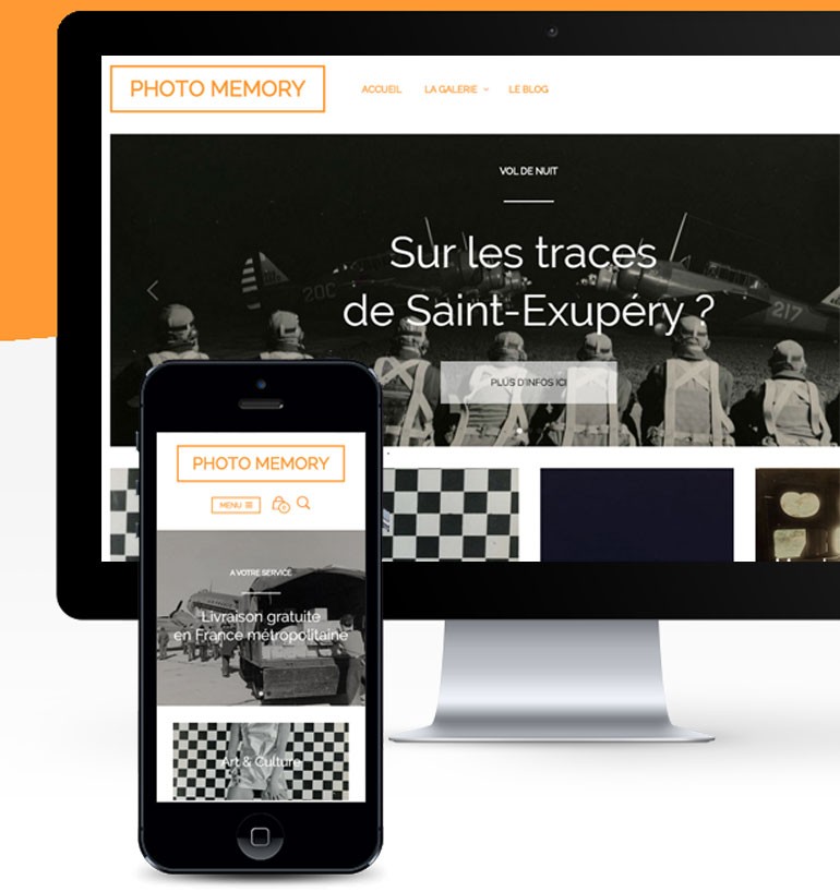 PM Nouveau site, version mobile Responsive Design