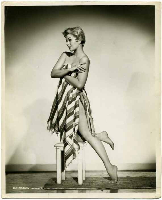Marilyn Novak avant d'être Kim Novak, par Irving Lippman - Tirage argentique d'époque - Photo Memory